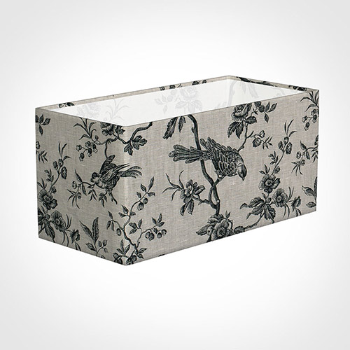 40cm Straight Rectangle Shade in Black Isabelle