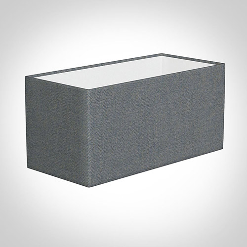 40cm Straight Rectangle in Blue Herringbone Lovat Tweed