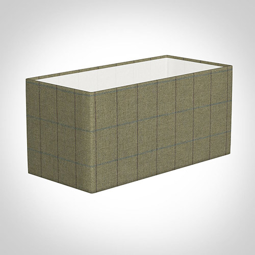 40cm Straight Rect. in Talisker Check Lovat Wool