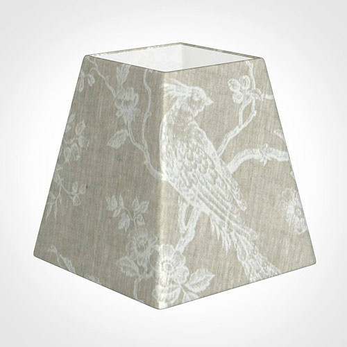 15cm Sloped Square Shade in White Isabelle
