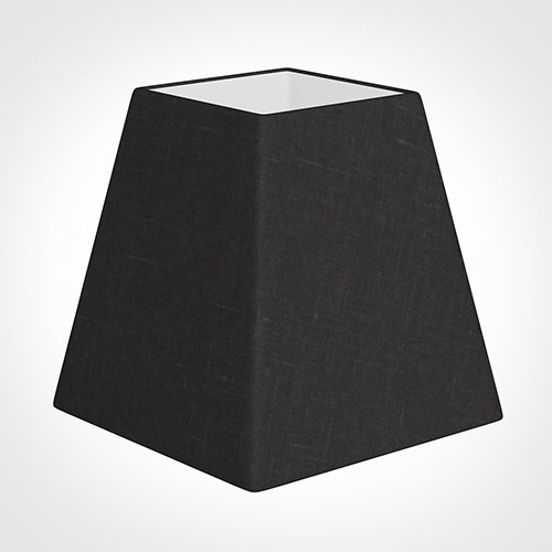15cm Sloped Square Shade in Elephant Waterford Linen