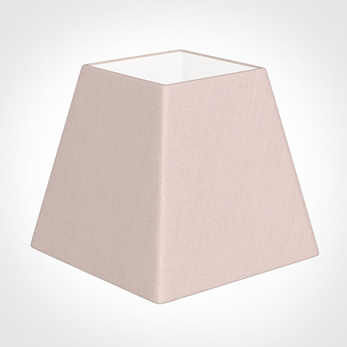 20cm Sloped Square Shade in Vintage Pink Waterford