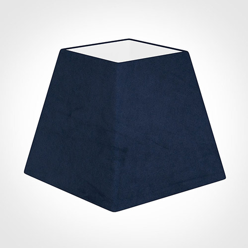 25cm Sloped Square Shade in Navy Blue Hunstanton