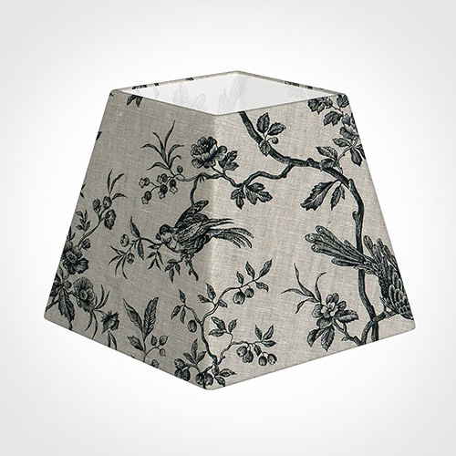 25cm Sloped Square Shade in Black Isabelle