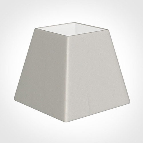 25cm Sloped Square Shade in Off White Waterford Linen