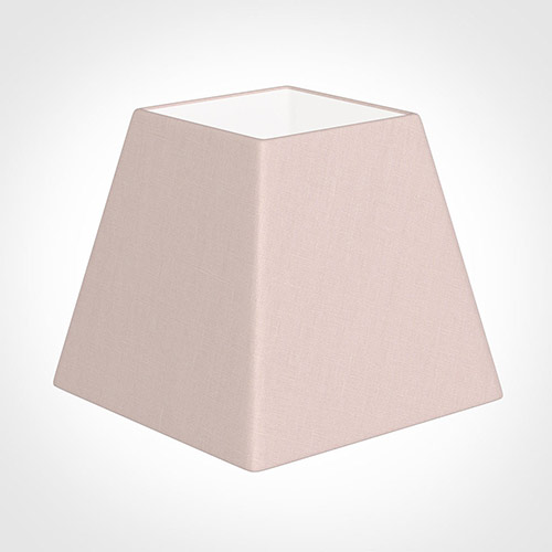 25cm Sloped Square Shade in Vintage Pink Waterford