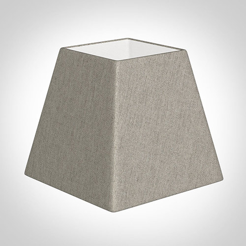 30cm Sloped Square in Limestone Herringbone Lovat Tweed