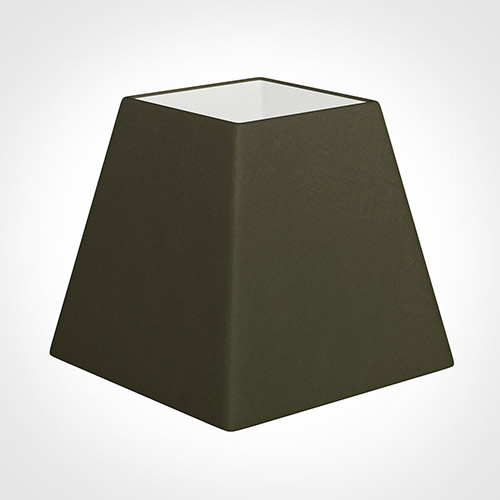 30cm Sloped Square Shade in Laurel Satin