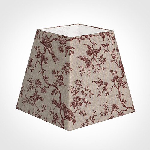 40cm Sloped Square Shade in Red Isabelle