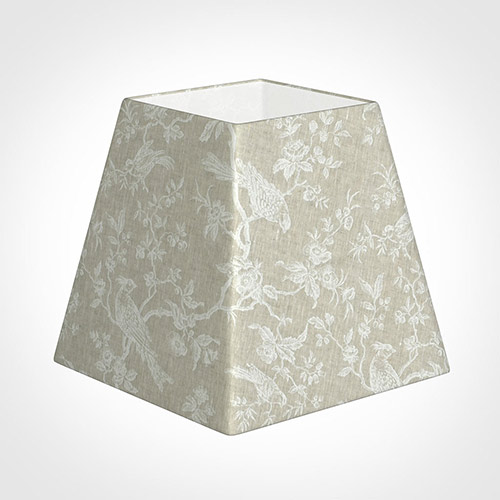 40cm Sloped Square Shade in White Isabelle