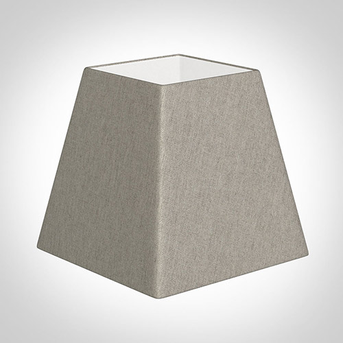 40cm Sloped Square in Limestone Herringbone Lovat Tweed