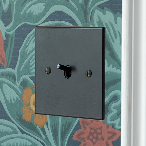 1 Gang Black Toggle Switch