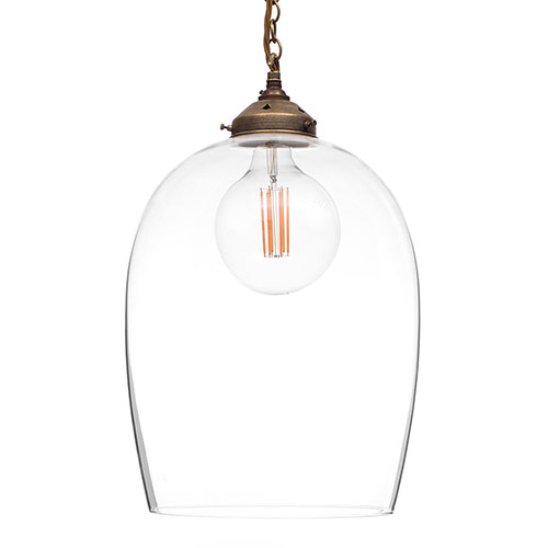 Chalford Pendant Light in Antiqued Brass