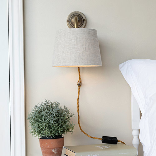 Brooke Plug-in Wall Light (Down)