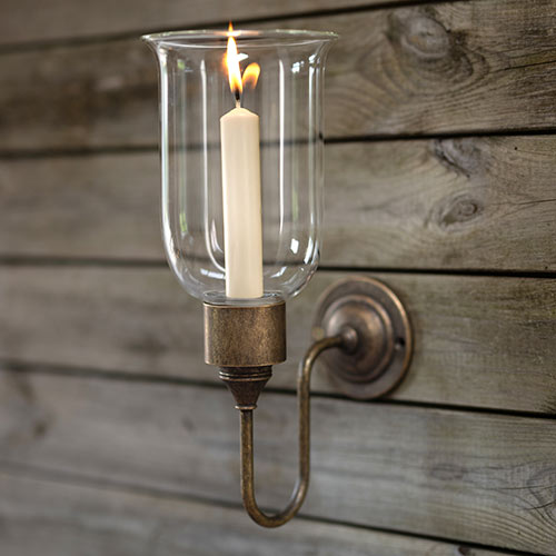 Hurricane Candle Sconce 