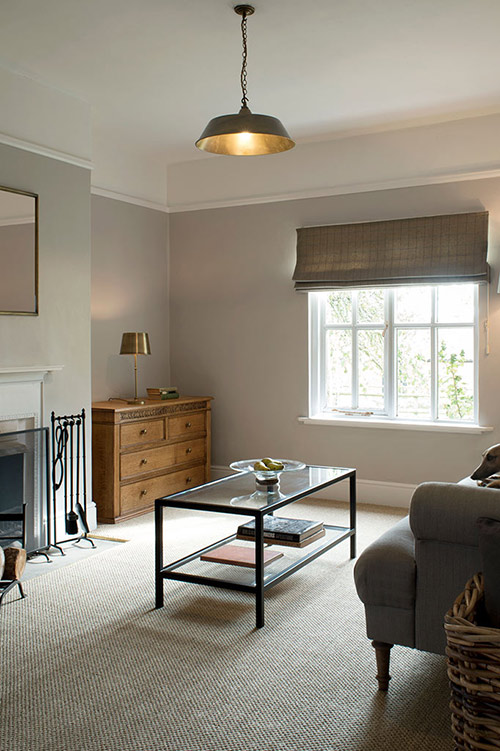 Layered light in a sitting room Layered light in a sitting room