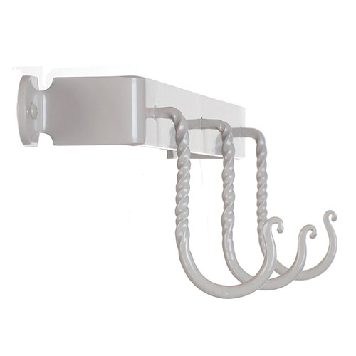 Thornham 3 Hook Rack in Clay | Quality Handcrafted Kitchen Storage