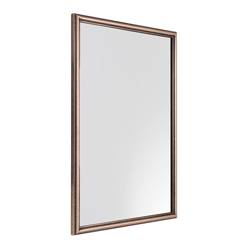 Stamford Mirror in Antiqued Brass
