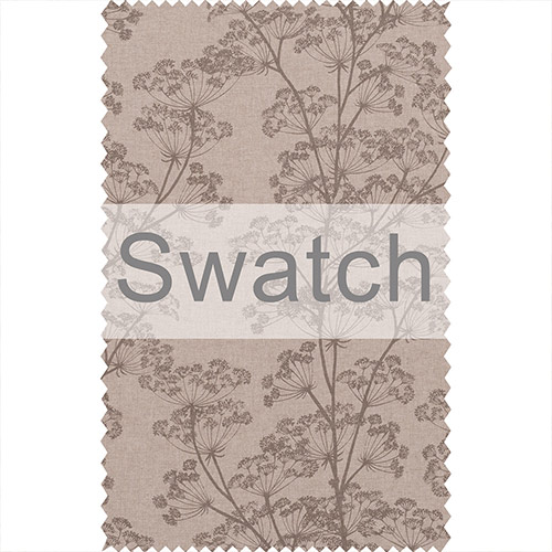 Swatch of Cow Parsley in Soft Grey Reversed