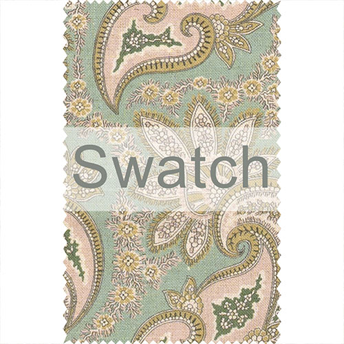 Swatch of Norwood in Green and Gold 