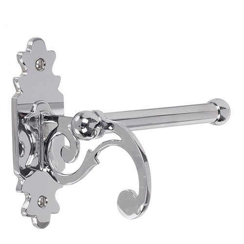 Stratford Loo Roll Holder in Nickel