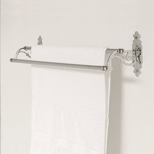 Stratford Double Towel Rail in Nickel