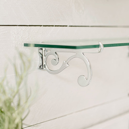 Small Stratford Shelf in Nickel