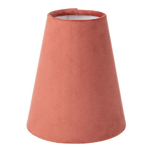 French Cone Candle Clip Shade in Burnt Orange Hunstanton Velvet
