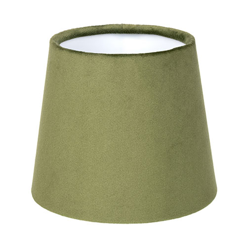 French Drum Candle Clip Shade In Forest Green Hunstanton Velvet