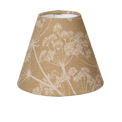 15cm Empire Shade in Gold Cow Parsley 