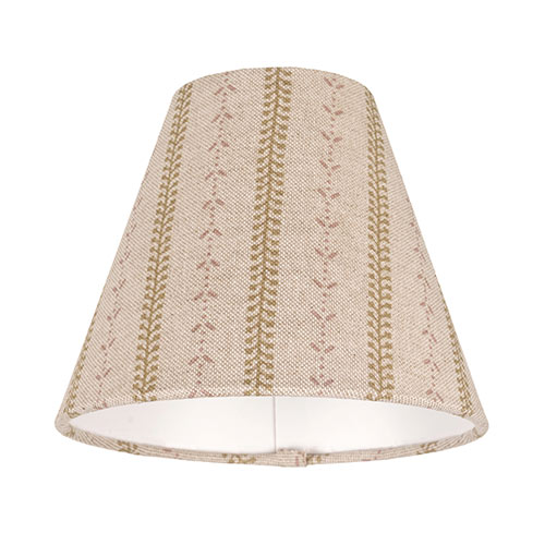 15cm Pendant Empire Shade in Gold Cottage Stripe