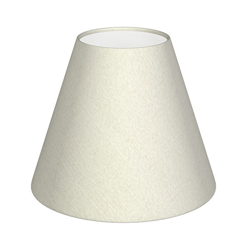 15cm Pendant Empire Shade in Pearl Faux Silk 