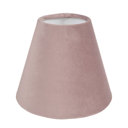 15cm Pendant Empire Shade in Dusky Pink Hunstanton Velvet 