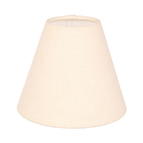 15cm Pendant Empire Shade in Cream Waterford Linen