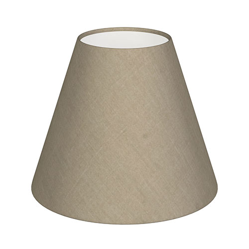 15cm Pendant Empire Shade in Limestone Waterford Linen