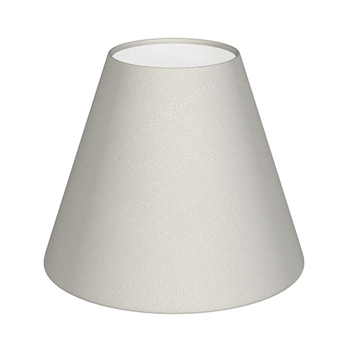 15cm Pendant Empire Shade in Off White Waterford Linen