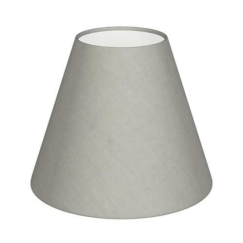 15cm Pendant Empire Shade in Soft Grey Waterford Linen