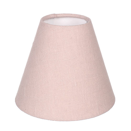 15cm Pendant Empire Shade in Vintage Pink Waterford Linen