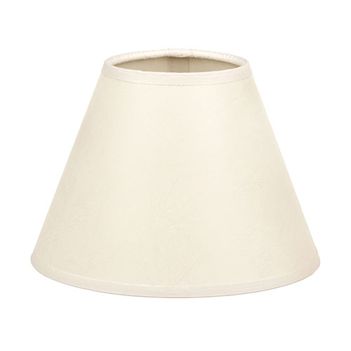 20cm Empire Shade in Parchment with Cream Trim