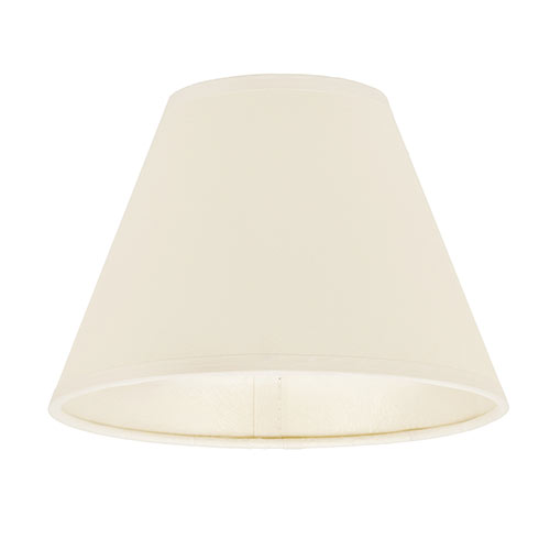 20cm Pendant Empire Shade in Parchment with Cream Trim