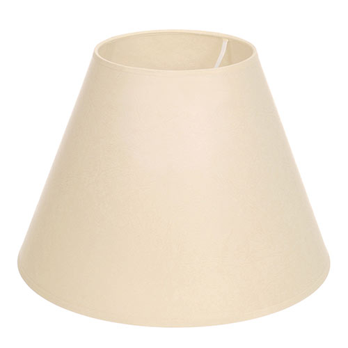 25cm Pendant Empire Shade in Parchment with Cream Trim