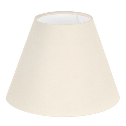 25cm Pendant Empire Shade in Cream Waterford Linen 