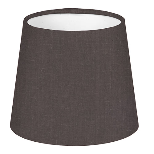 13cm French Drum Shade in Elephant Waterford Linen