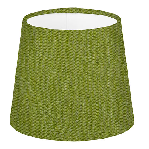 13cm French Drum Shade in Green Waterford Linen