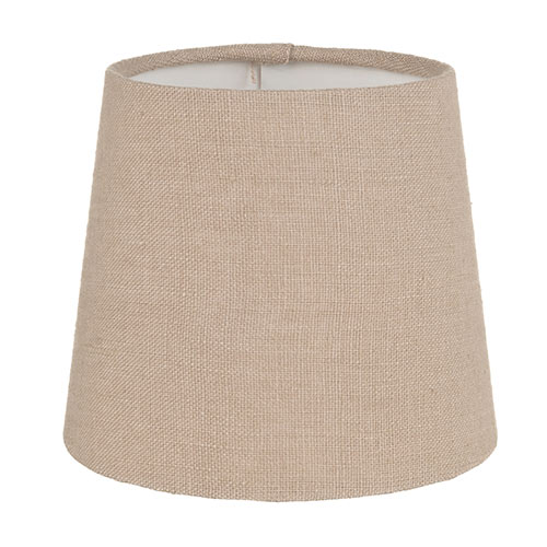 13cm French Drum Shade In Limestone Waterford Linen