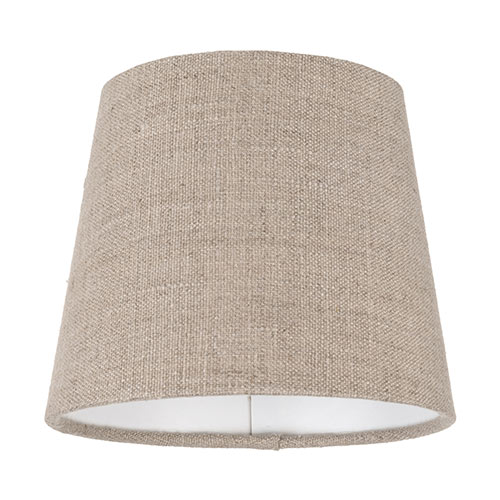 13cm Pendant French Drum Shade in Natural Waterford Linen