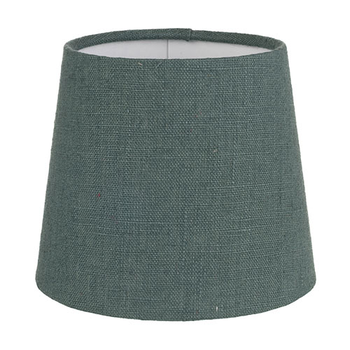 13cm French Drum Shade in Teal Waterford Linen