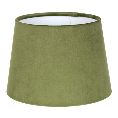 20cm Medium French Drum Shade In Forest Green Hunstanton Velvet