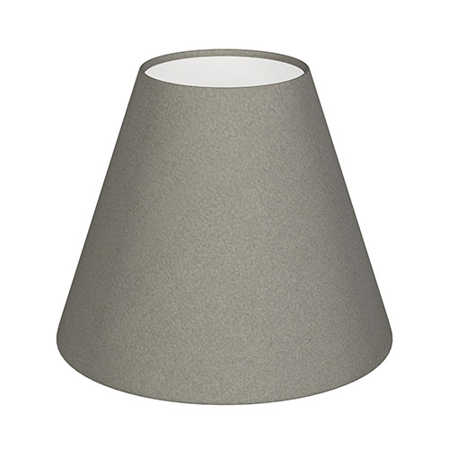 Candle Shade in Pewter Satin