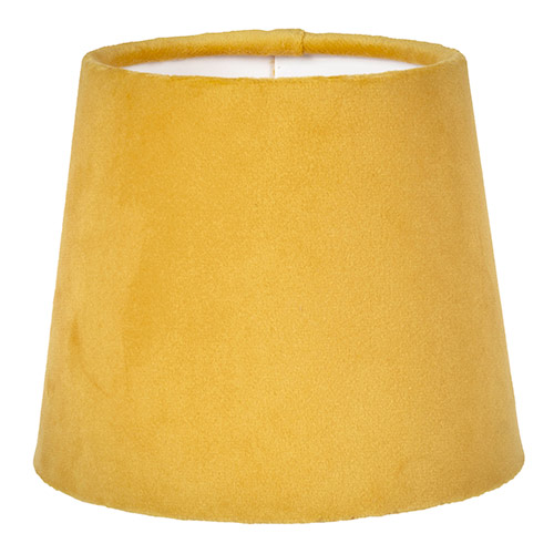 French Drum Candle Clip Shade in Saffron Hunstanton Velvet